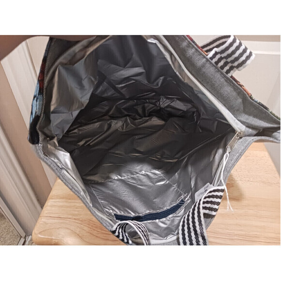 Canvas Print Large Handbag - Picture 3 of 5